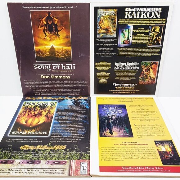 Cemetery Dance Magazines Lot 8 Issues 53-60 Stephen King Gaiman Horror 2005-2009 - Picture 4 of 16